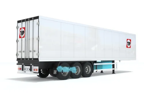 energy recuperation axle e-reefer