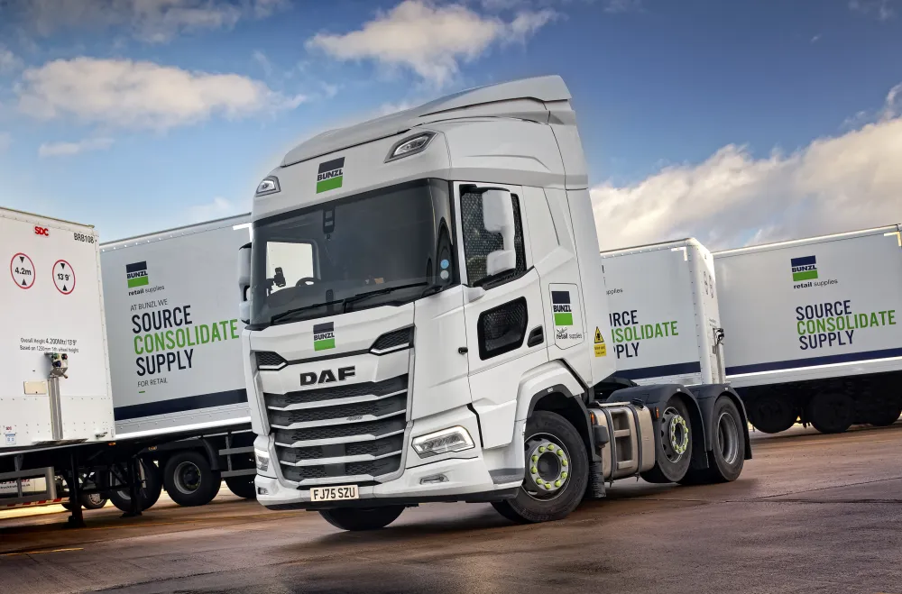 New Bunzl trucks & trailers