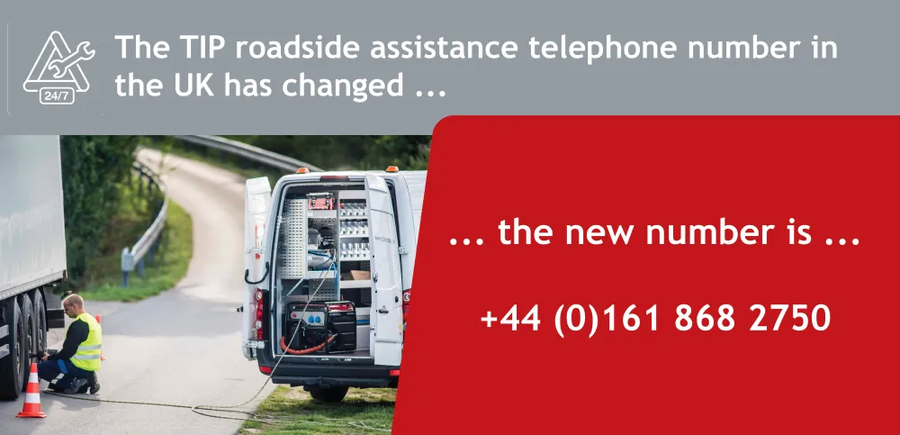 New Roadside Assistance Number